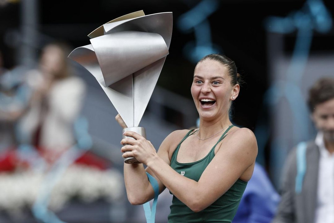 Kostyuk dio la sorpresa y se consagró campeona del Masters de Madrid al derrotar a Andreeva