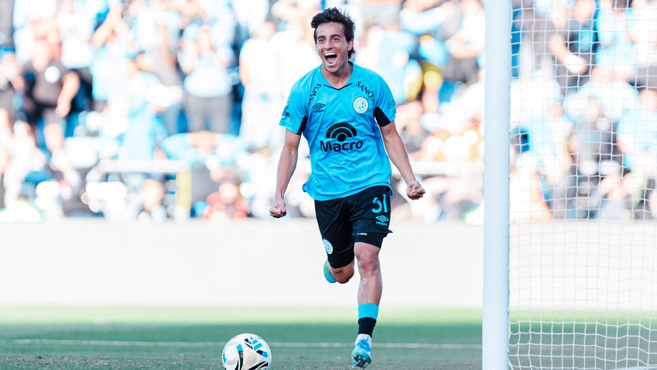 Belgrano goleó a Sarmiento y accedió a playoffs en el quinto lugar del Torneo Apertura