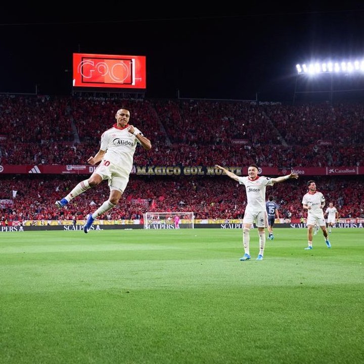 Sevilla le ganó a la Real Sociedad y respira en la lucha por la permanencia en LaLiga de España