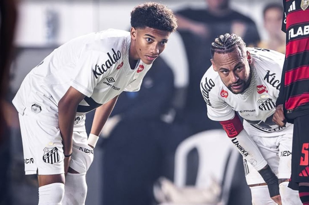 Punto final al escándalo en Santos: Neymar y Robinho Jr. sellaron la paz tras el empate en Paraguay