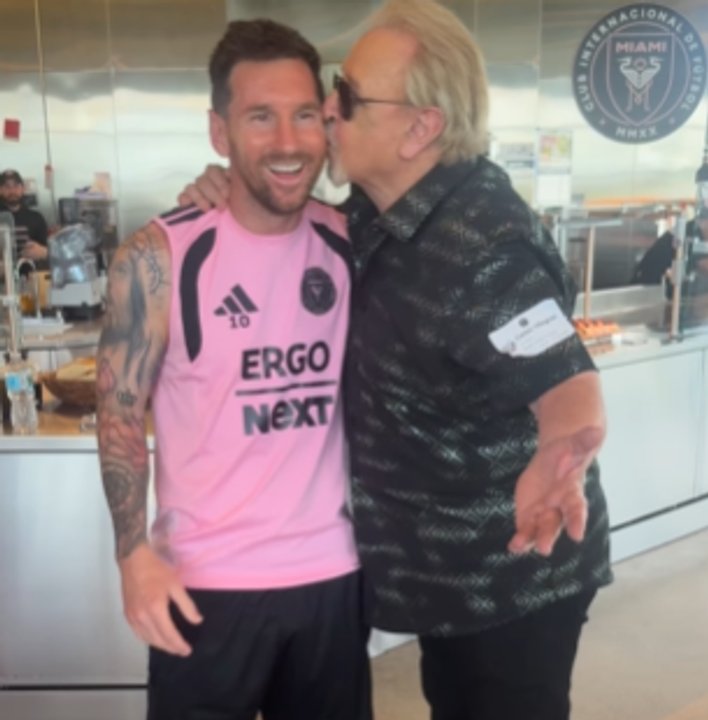 Messi recibió a “Quico” en el predio de Inter Miami y el encuentro se volvió viral