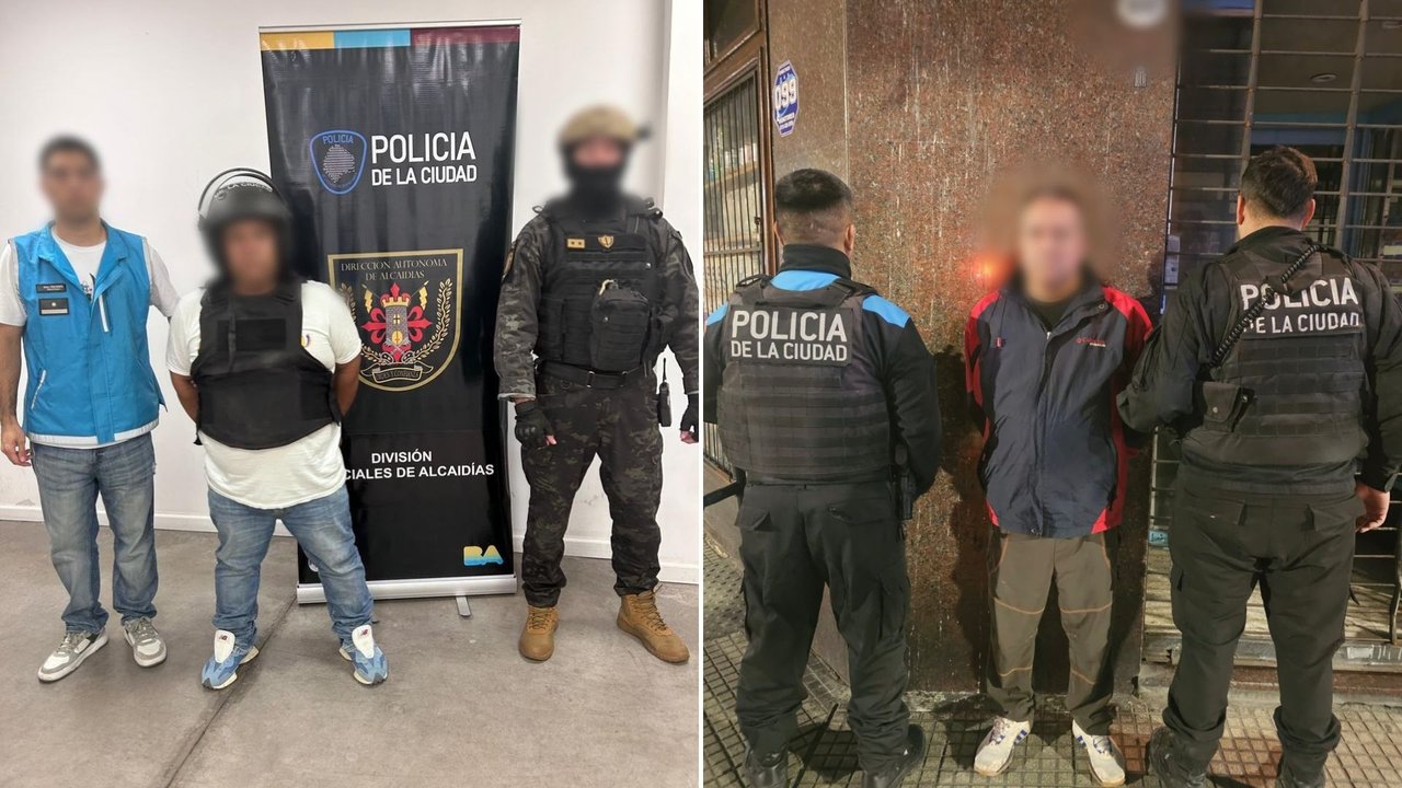 Capturados tras una intensa persecución en el centro porteño
