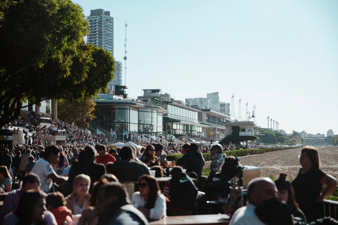 Vista panorámica del Hipódromo de Palermo en Buenos Aires