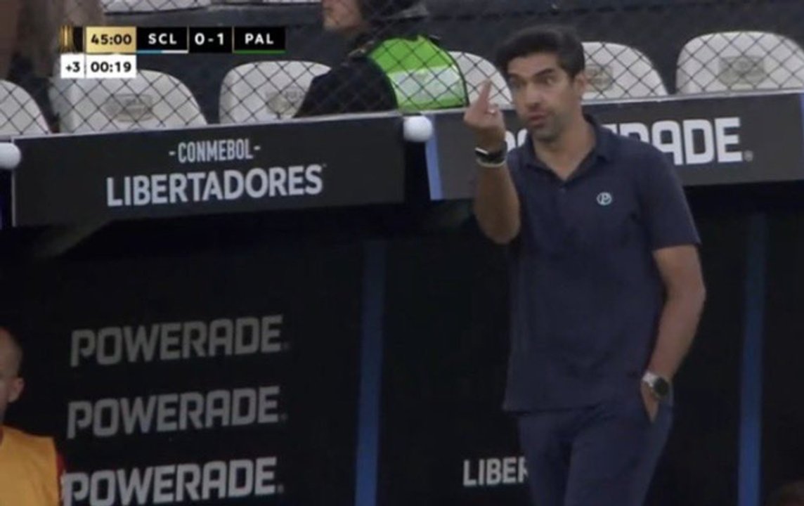 Polémica en la Libertadores: Conmebol investiga a Abel Ferreira por un gesto ofensivo