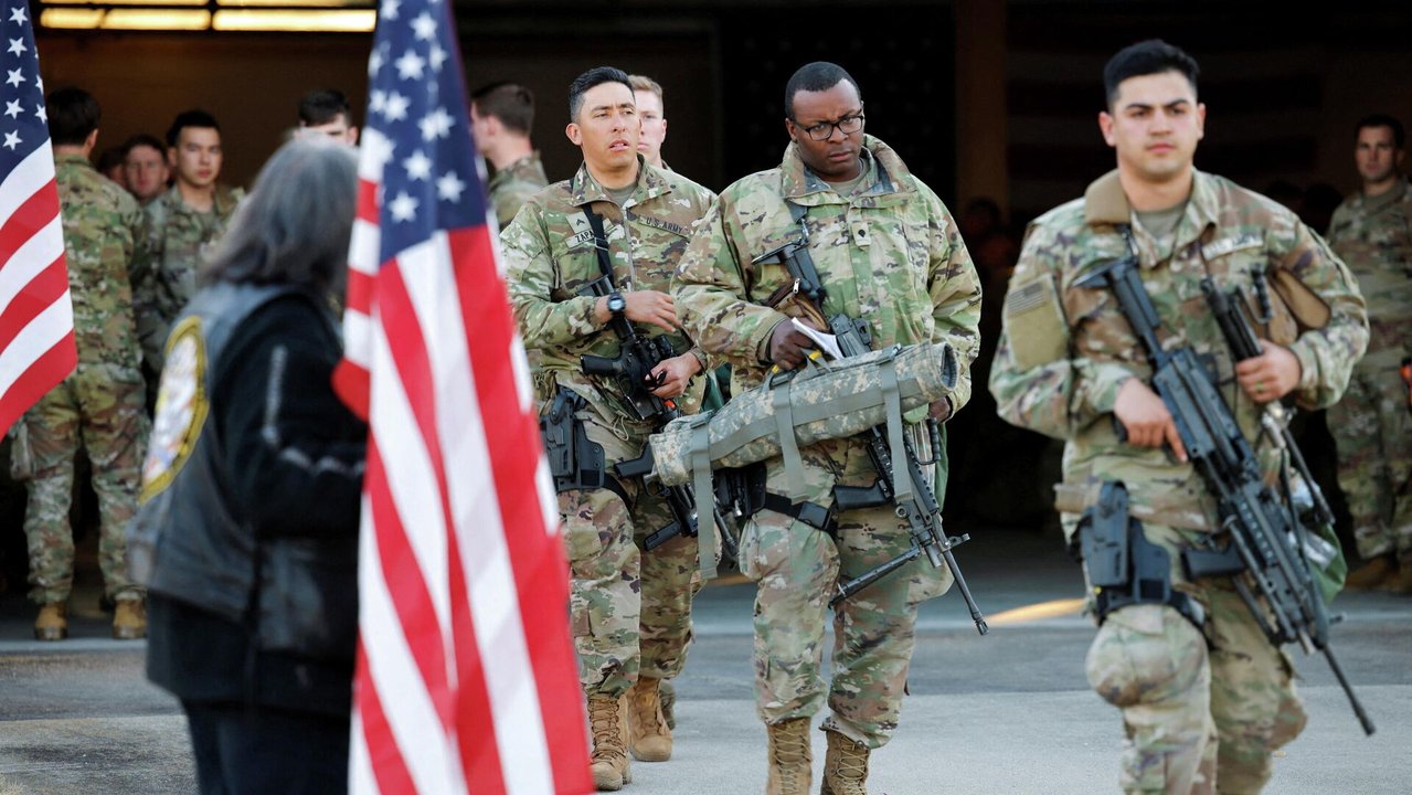 Cámara de Representantes de Estados Unidos durante la votación sobre poderes de guerra