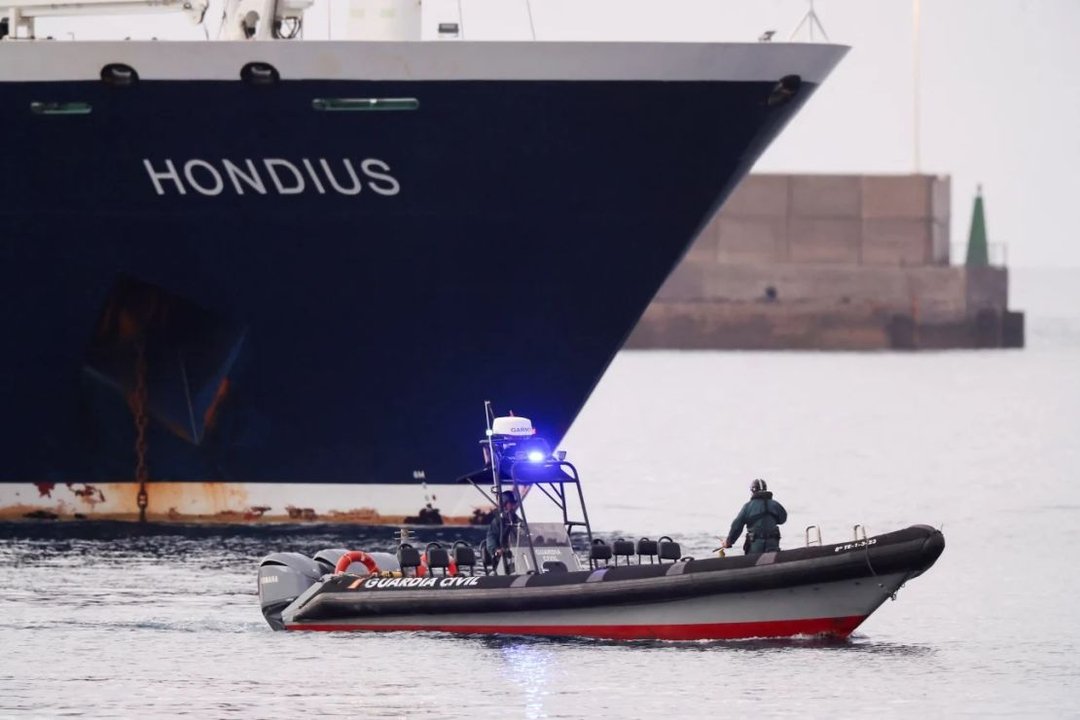 Operativo de desembarco del crucero MV Hondius en Tenerife
