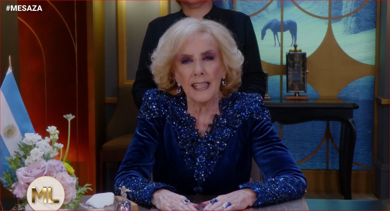 Mirtha Legrand en su regreso a la televisión