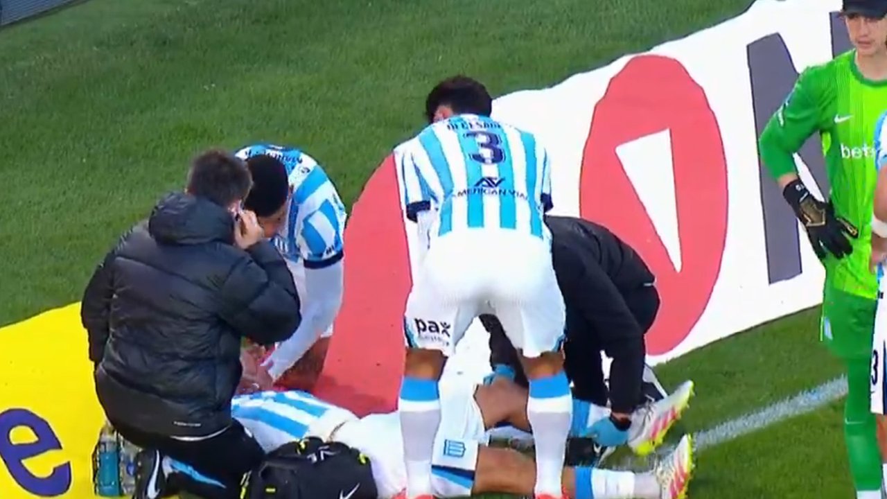Racing se enfrenta a un duro golpe: Forneris se rompe el ligamento cruzado