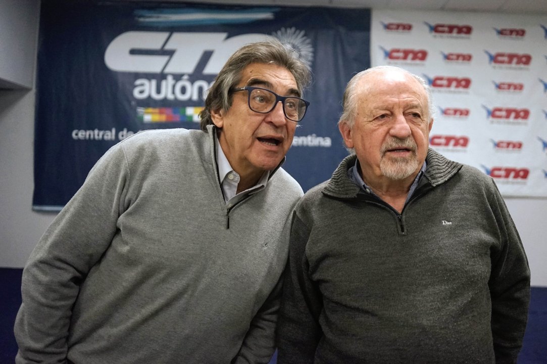 Dirigentes de las CTA anuncian plan de lucha en conferencia de prensa