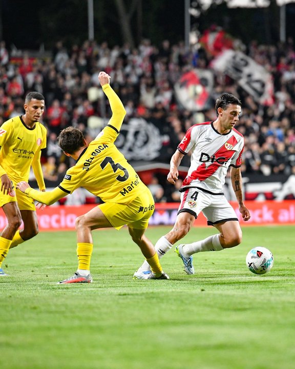 Rayo Vallecano empata con Girona y mantiene viva la esperanza de Europa