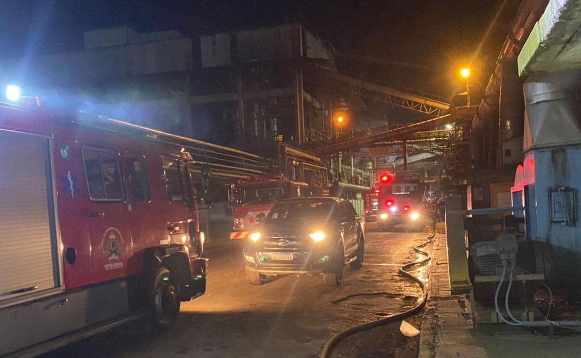 Vicentin controla incendio en su planta de Ricardone sin heridos