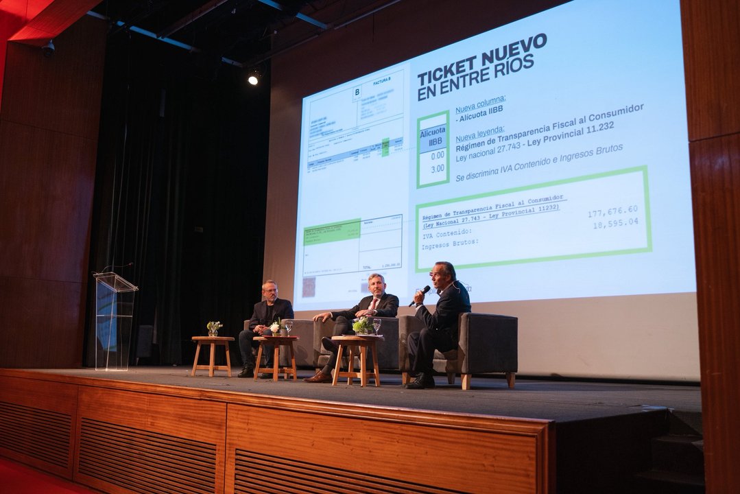 Rogelio Frigerio expone sobre la ley de transparencia fiscal en Entre Ríos