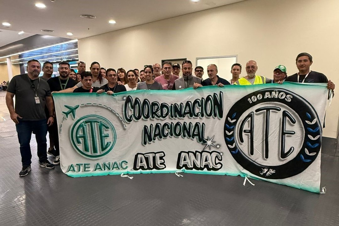Trabajadores aeronáuticos en jornada de protesta en aeropuertos