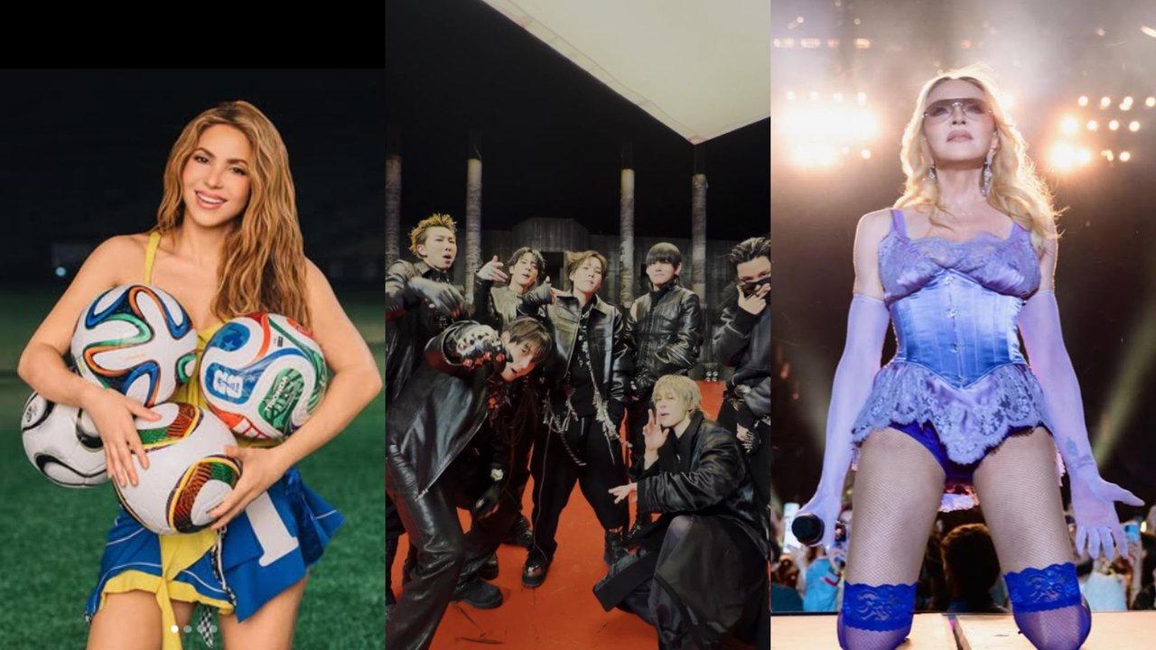 Shakira, Madonna y BTS encabezarán el show de medio tiempo del Mundial 2026