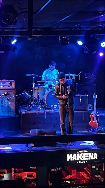 El Purre durante su show en Makena, Buenos Aires