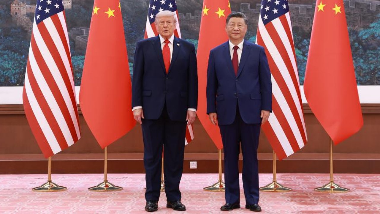 Donald Trump y Xi Jinping durante la cumbre en Beijing