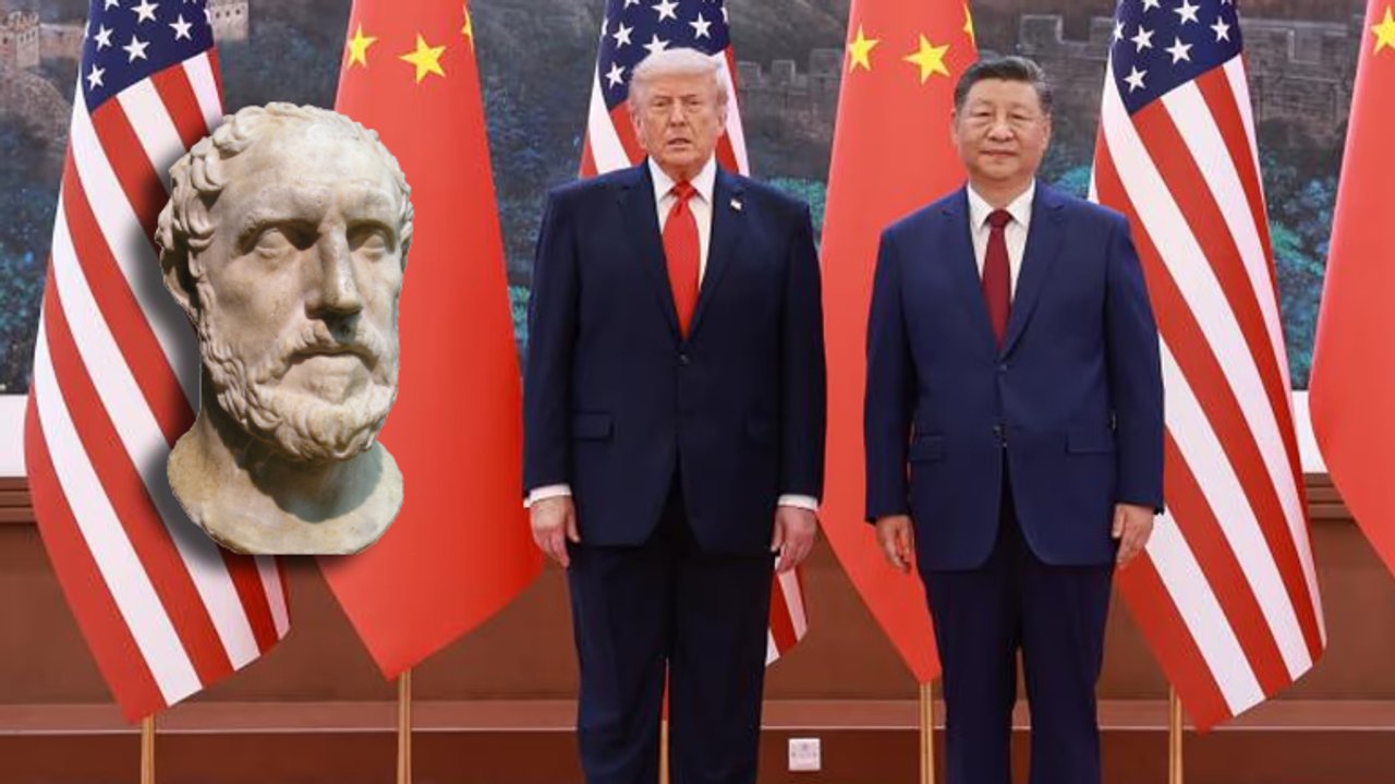 Xi Jinping y Donald Trump en cumbre en Beijing