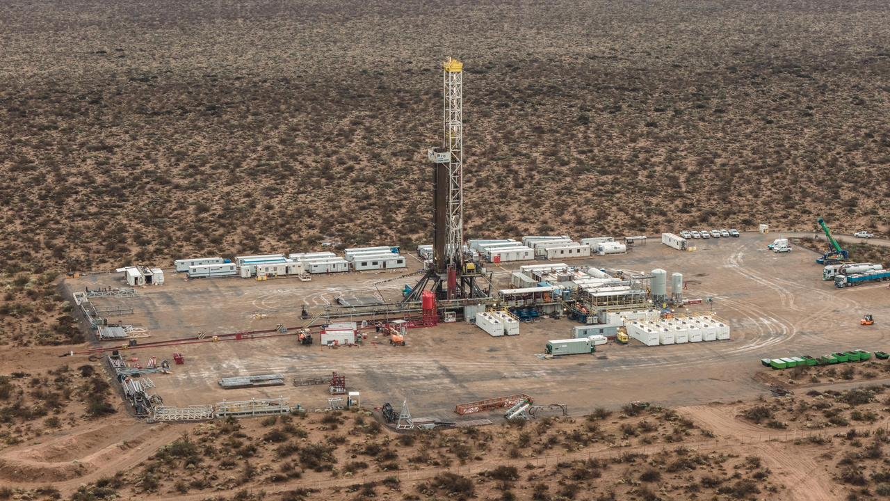 Planta petrolera en Vaca Muerta