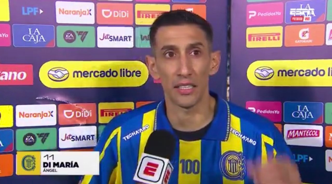 Di María criticó al arbitraje tras la eliminación de Rosario Central ante River