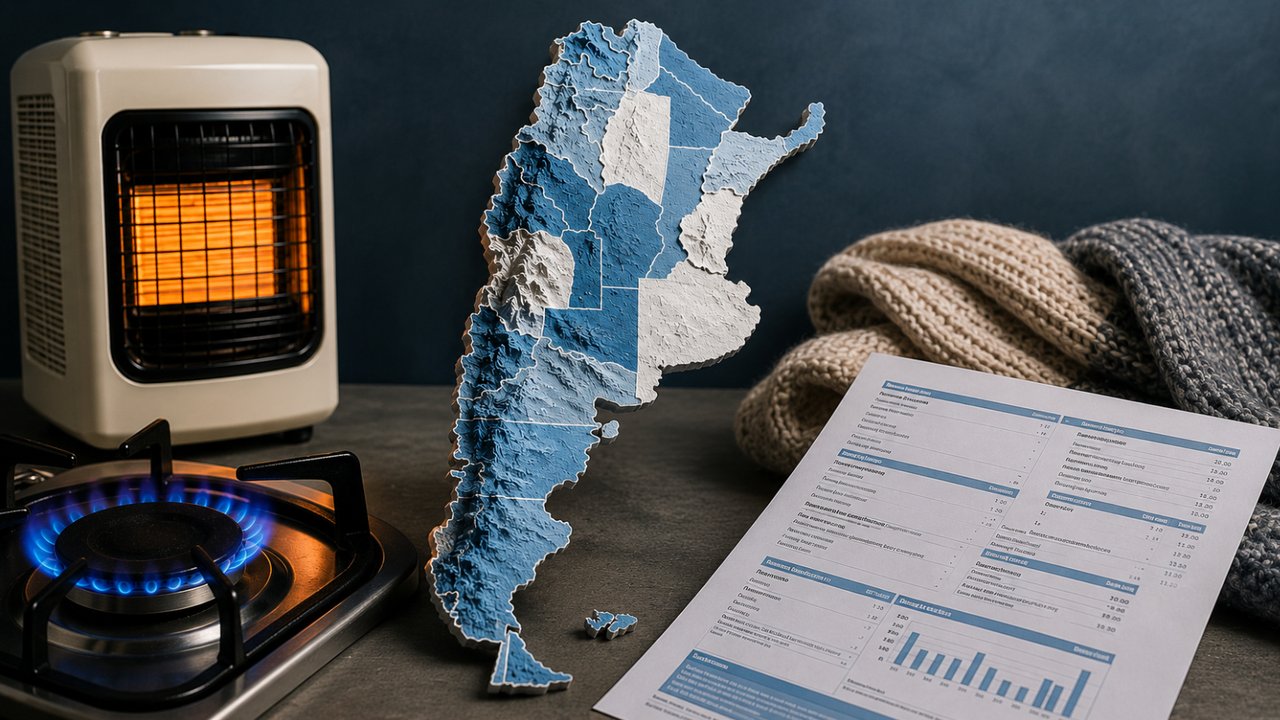 Ley de Zonas Frías: las 15 provincias argentinas que podrían perder el subsidio al gas