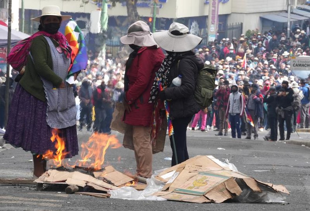 Fuerzas Armadas de Bolivia en operativo de seguridad