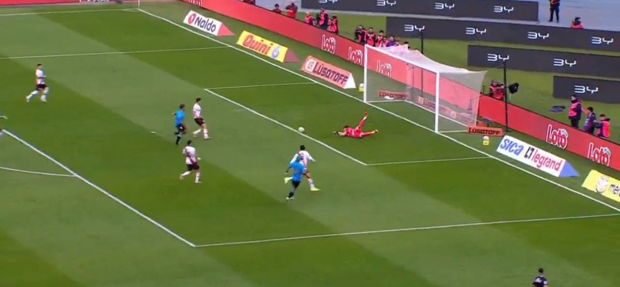 Impresionante tapada de Beltrán para salvar a River