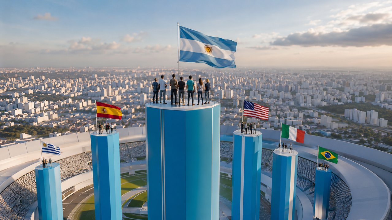 Los países del mundo con más argentinos expatriados