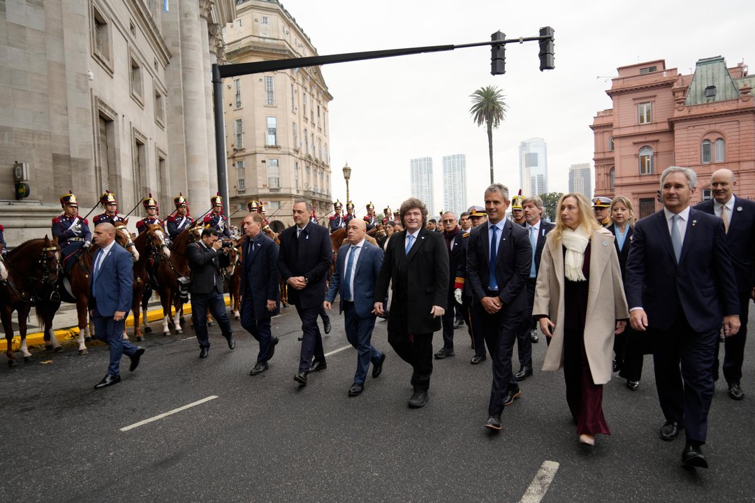En el Tedeum, Milei logró ensayar una ansiada foto de unidad en medio de las tensiones internas