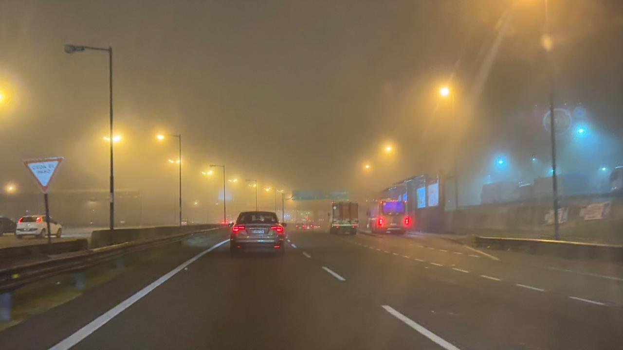 Niebla en la Panamericana: los tramos más complicados con reducción de visibilidad