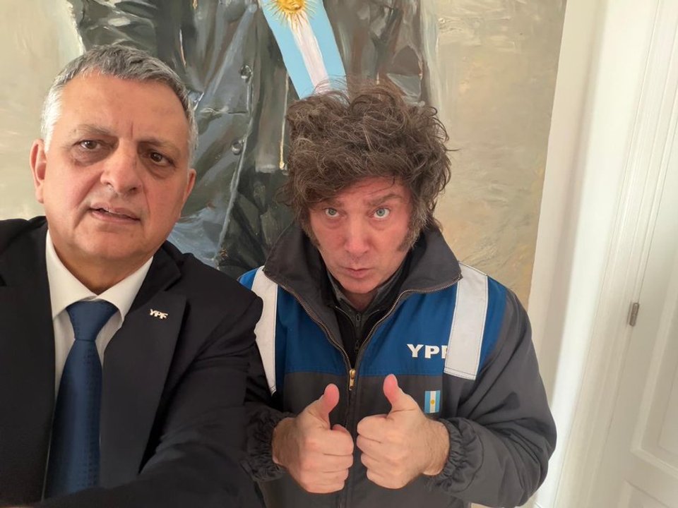 Milei se reunió con Horacio Marín: el temario del encuentro