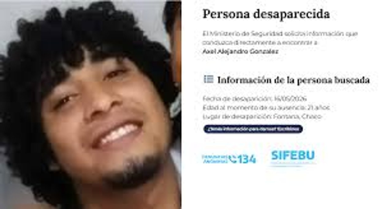 Chaco: masivo operativo en búsqueda de Axel González