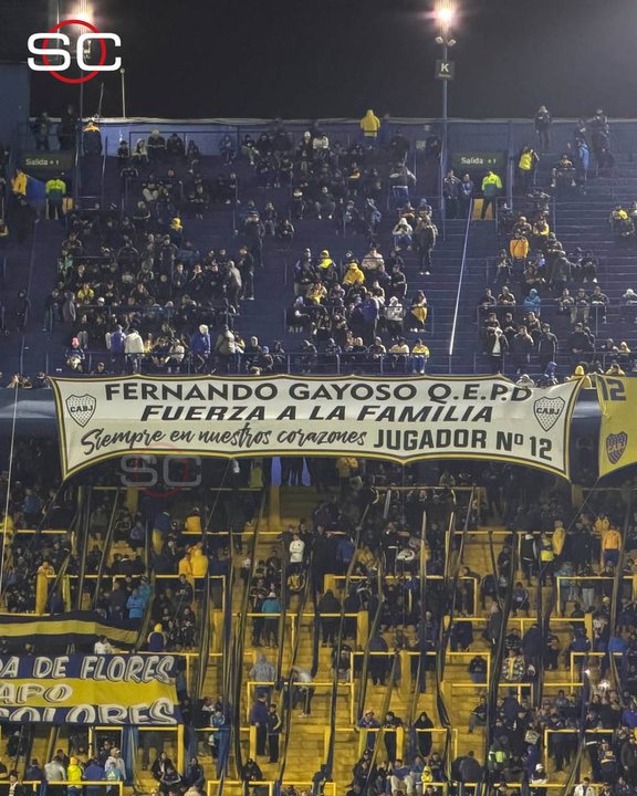 Emotivo homenaje a Fernando Gayoso en La Bombonera
