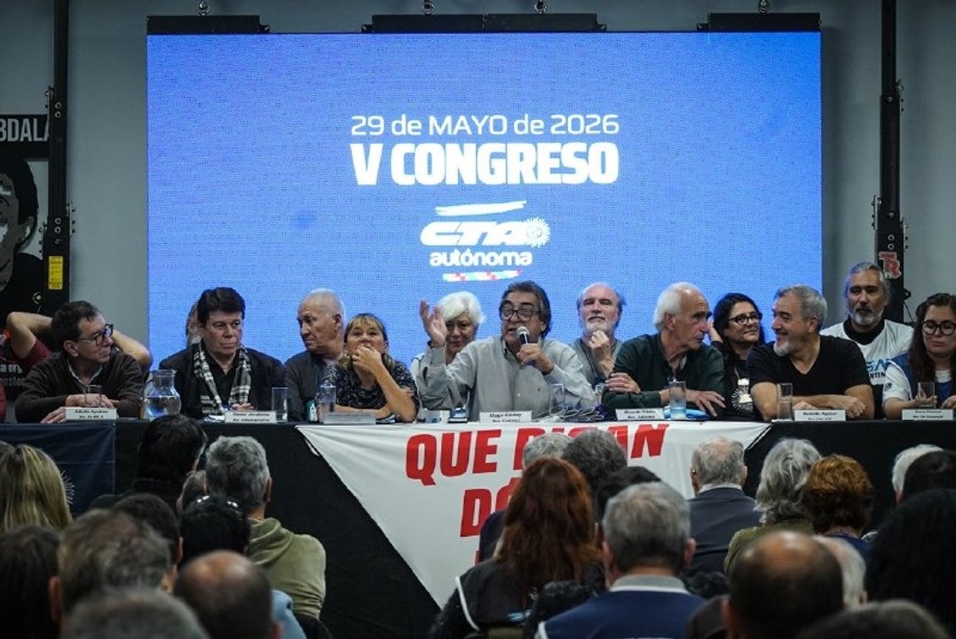 Congreso nacional de la CTA Autónoma en Buenos Aires