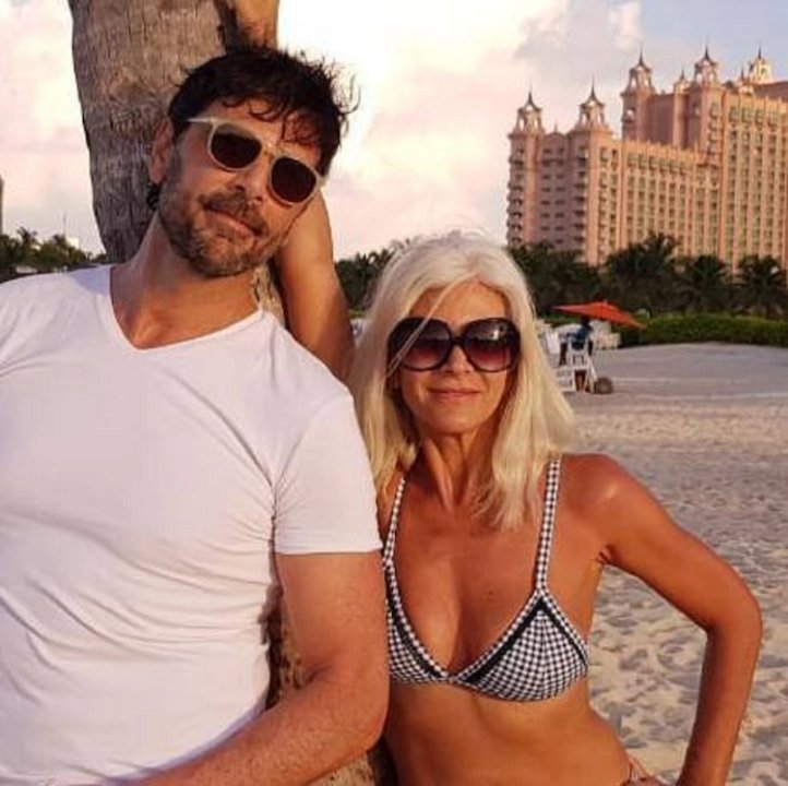 Juan Darthés y su esposa, María Leone