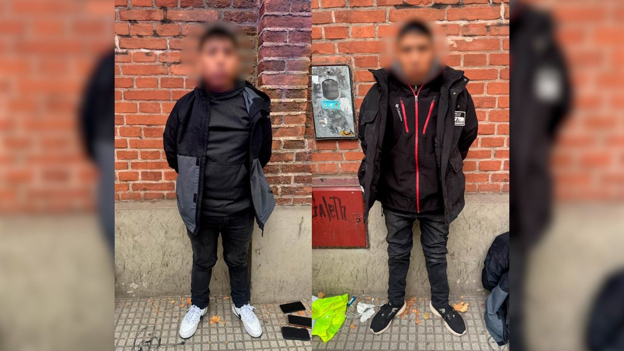 Dos motochorros peruanos, uno con veinte antecedentes, fueron detenidos en Palermo