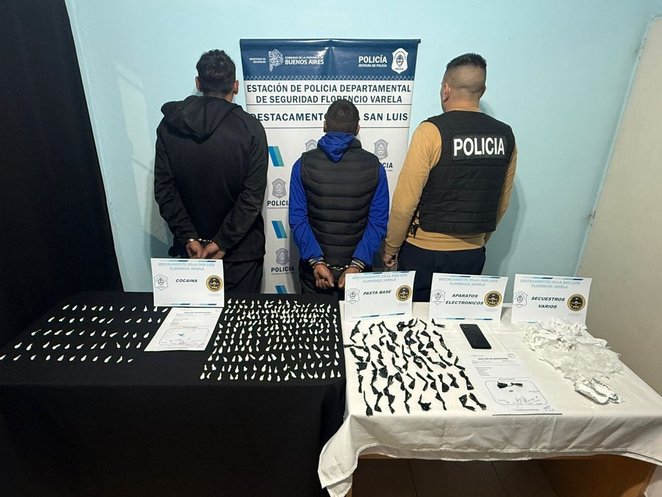 Allanamiento policial por narcomenudeo en Florencio Varela