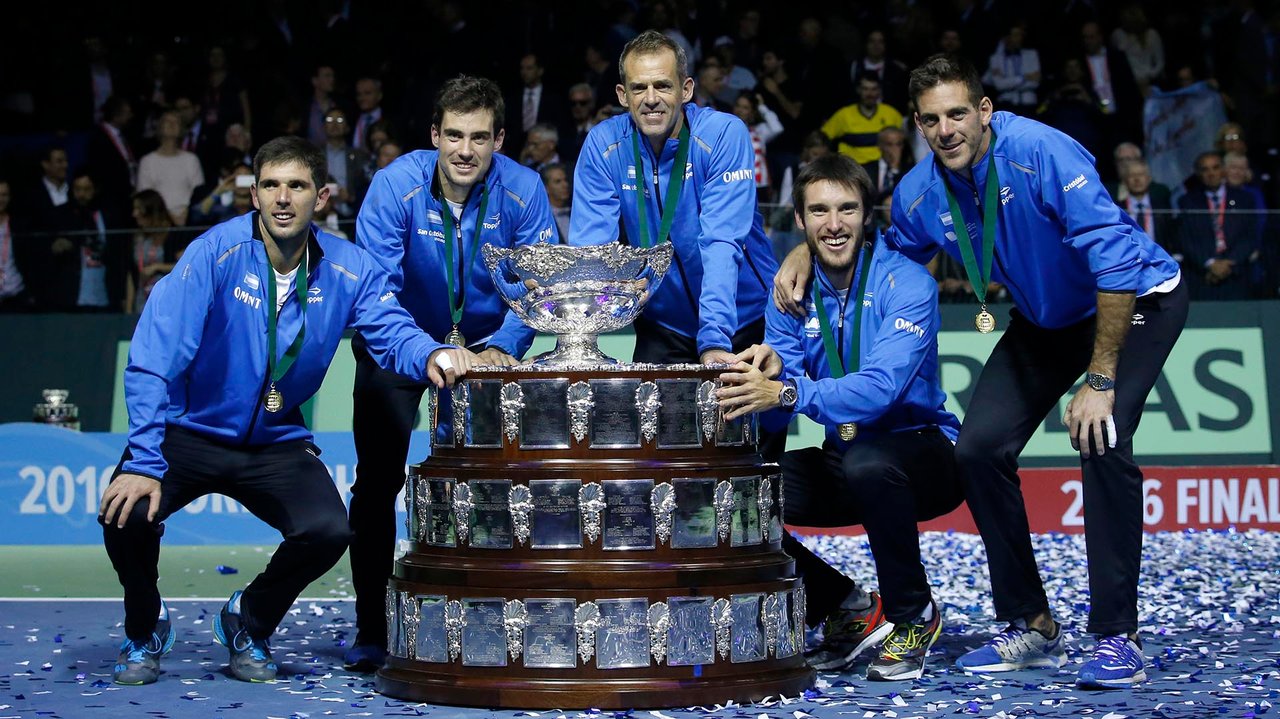 La Selección argentina de tenis será homenajeada a 10 años de ser campeones de la Copa Davis