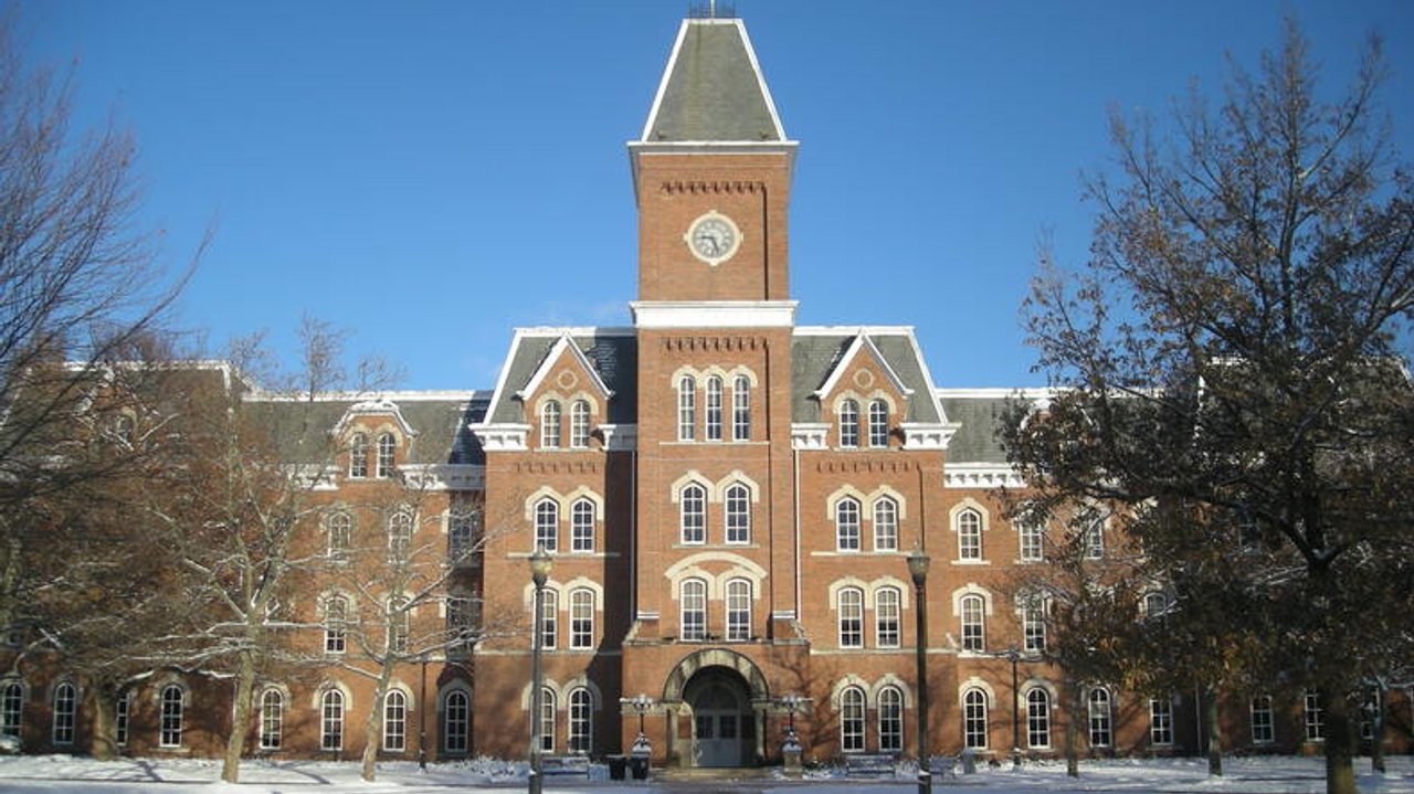 Edificio de la Universidad Estatal de Ohio en Estados Unidos