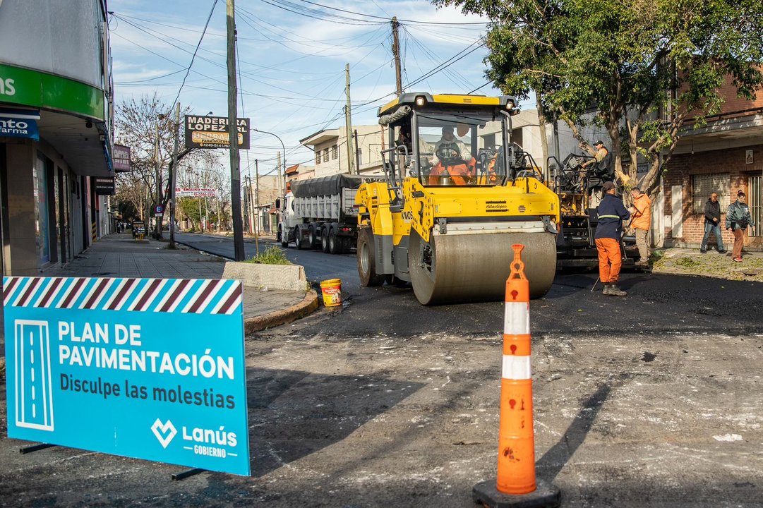 Lanús avanza con el Plan de Pavimentación 2026-2027 y proyecta más de 200 mil metros cuadrados de asfalto