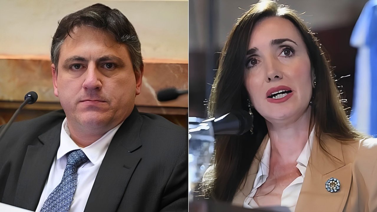 El senador Francisco Paoltroni durante una entrevista radial