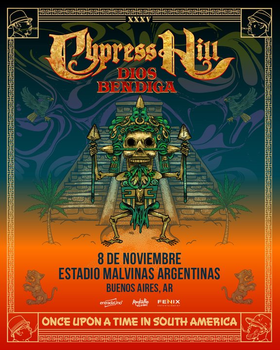 Cypress Hill en vivo durante un show de hip hop