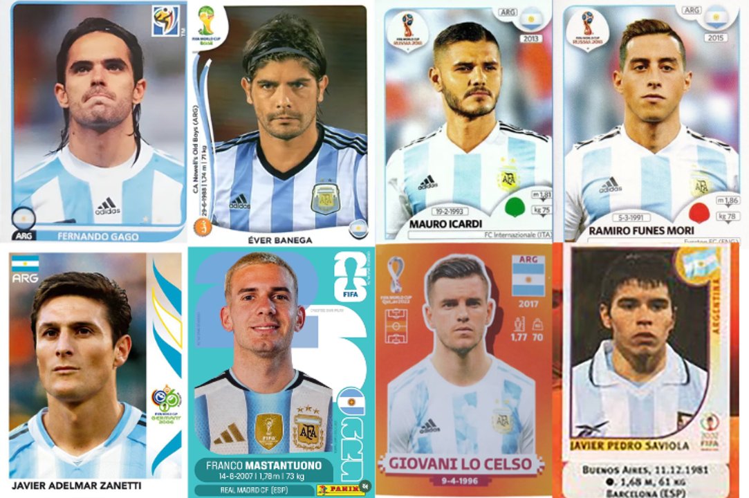 La maldición de las figuritas del Mundial: los argentinos que integraron el álbum y se quedaron afuera