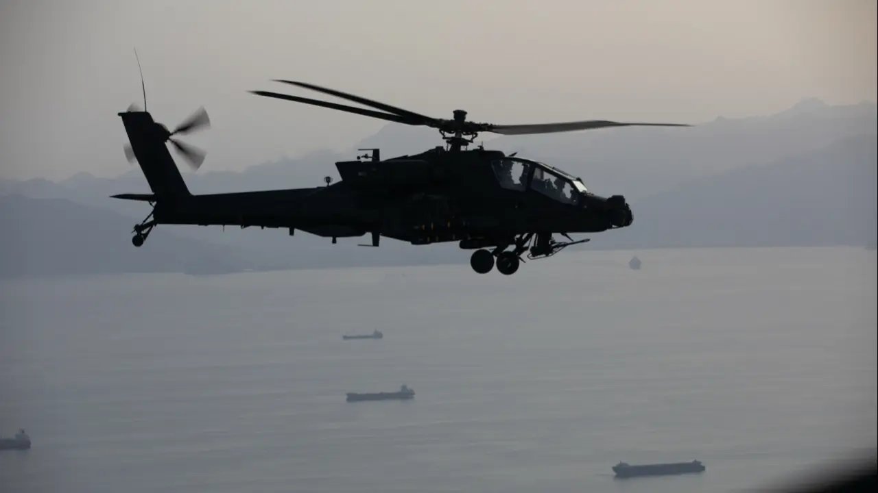 Medio Oriente: un helicóptero militar de Estados Unidos se estrelló en las cercanías del estrecho de Ormuz