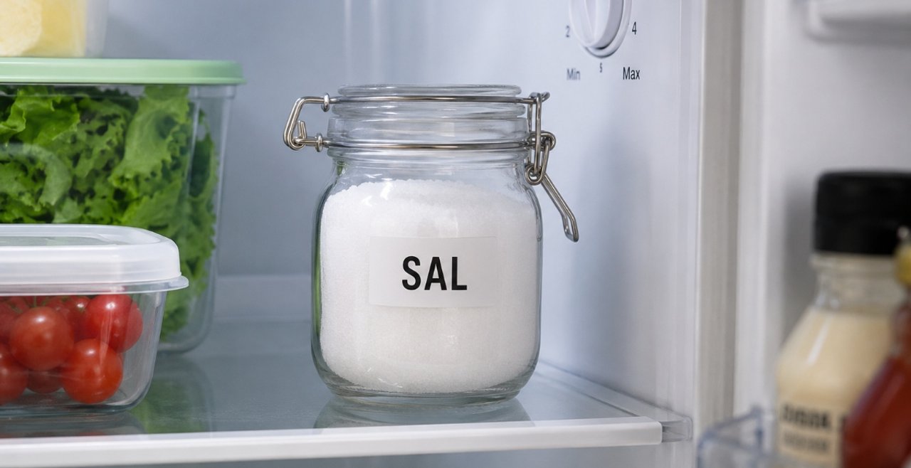 El mejor truco para que la sal no se humedezca: por qué recomiendan guardarla en la heladera