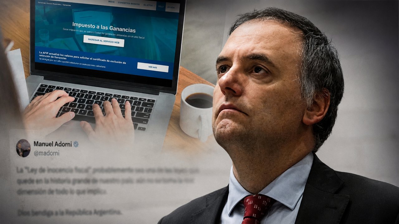 Qué opinaba Adorni sobre la “Ley de inocencia fiscal” antes de adherir al Régimen Simplificado de Ganancias