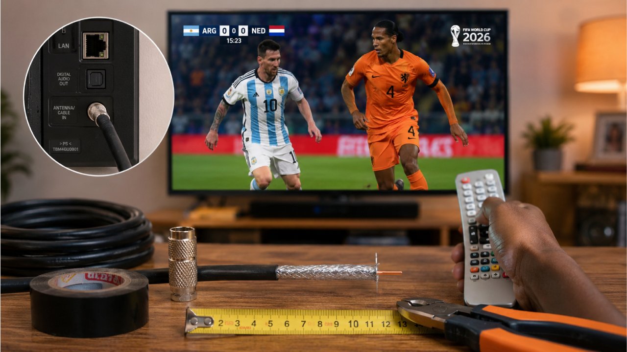Mundial 2026: cómo verlo gratis en HD y sin delay con una antena casera que se arma en 10 minutos