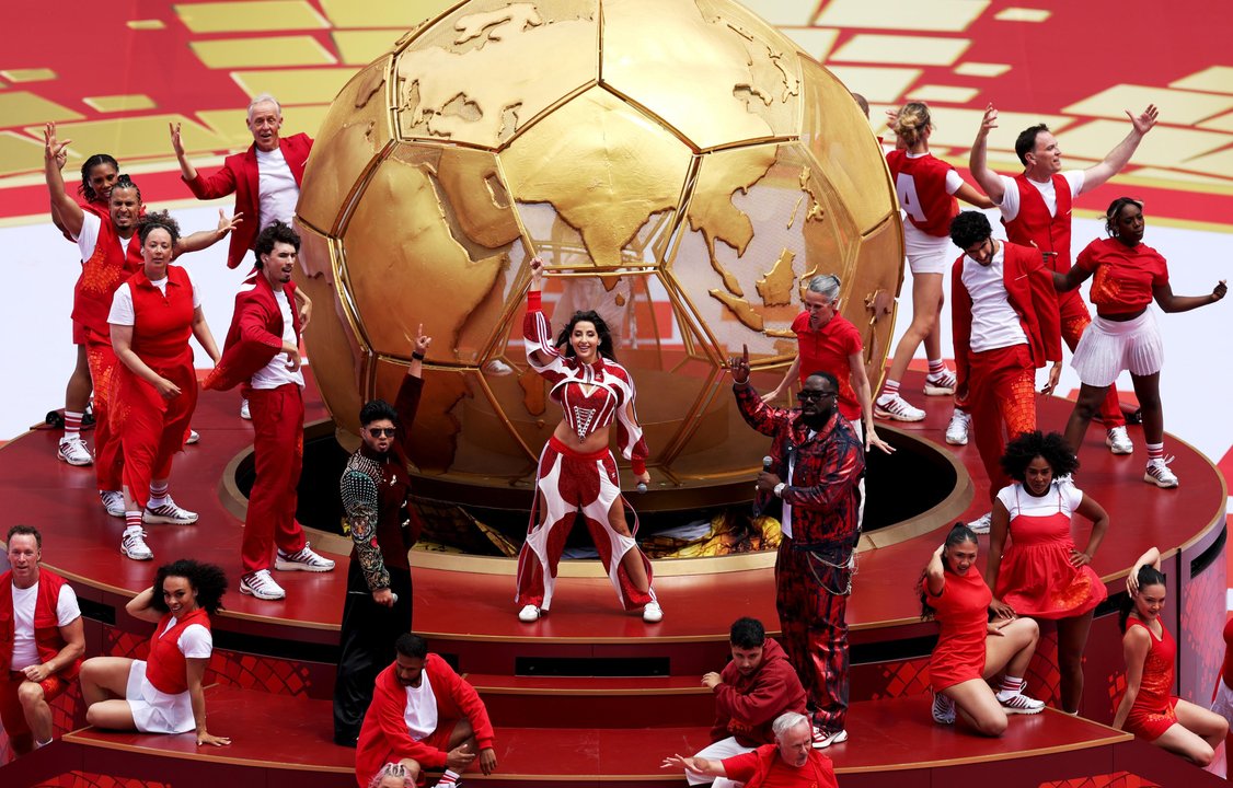 Qué cantantes encabezaron la segunda ceremonia inagural del Mundial 2026