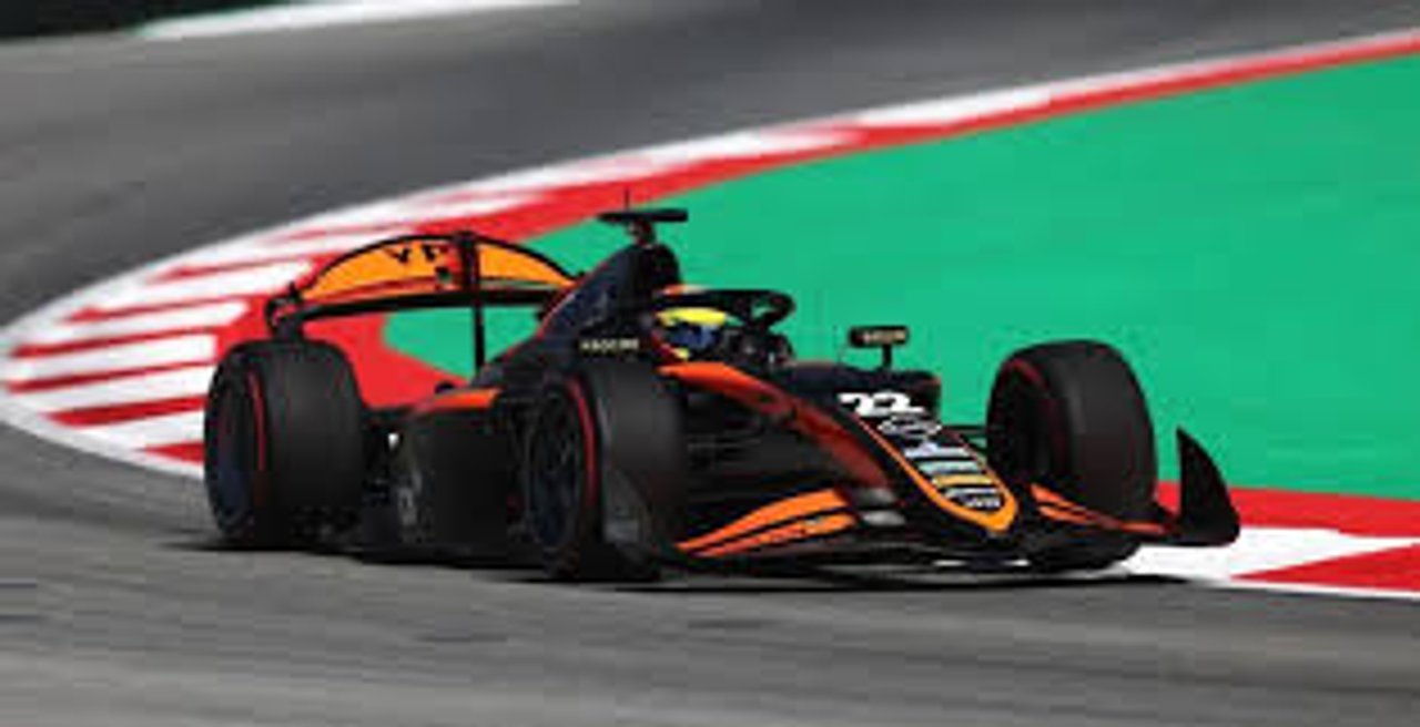 Fórmula 2: Varrone padeció una mala largada en la carrera sprint del GP de España y terminó décimo