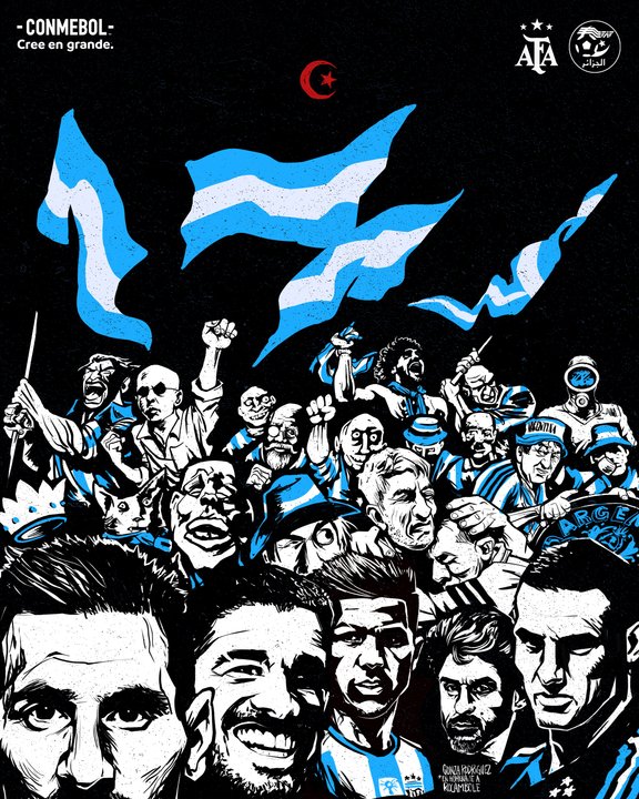 La CONMEBOL rinde homenaje a la Selección Argentina con un guiño a Los Redondos
