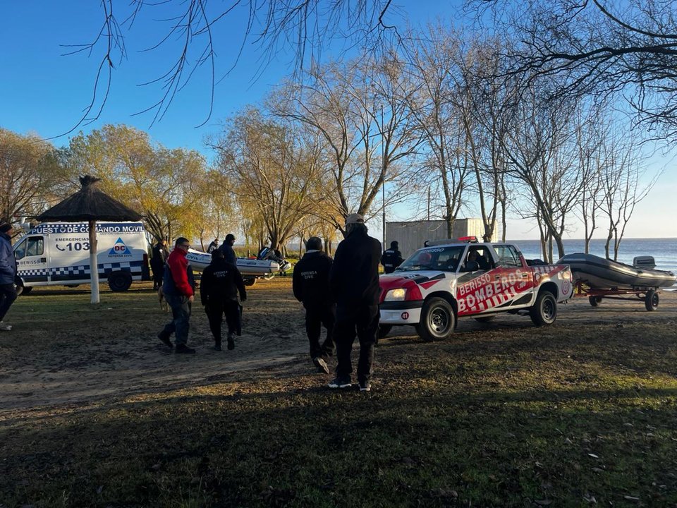 Operativo de Prefectura Naval en el Río de la Plata